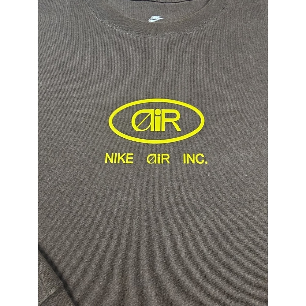 Nike Air Inc Long Sleeve Graphic Tee Brown 100%‎ Cotton Mens Size XXL - Picture 3 of 13